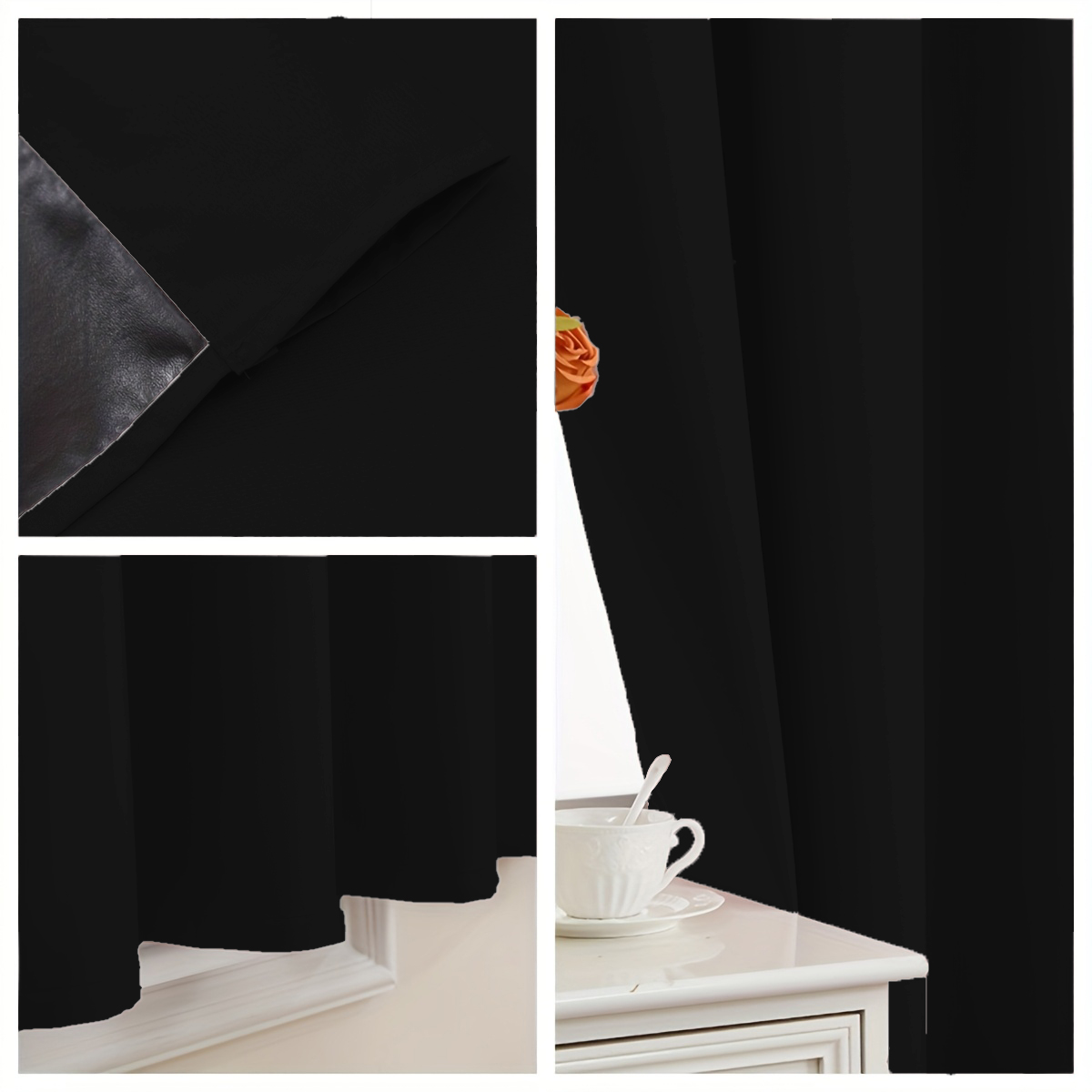 1 Piece of Simple Solid Color  - đánh giá và giá Curtain Rods