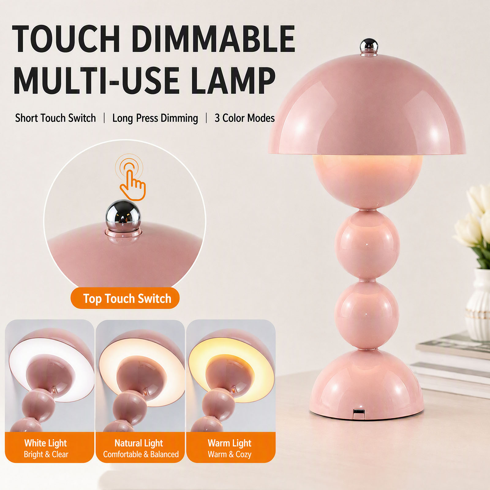 Vintage Mushroom Table Lamp US - đánh giá và giá Light Switch