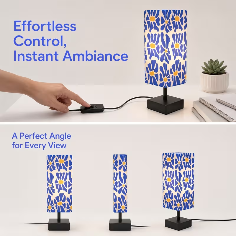Modern Colorful Floral Table L - đánh giá và giá Light Switch