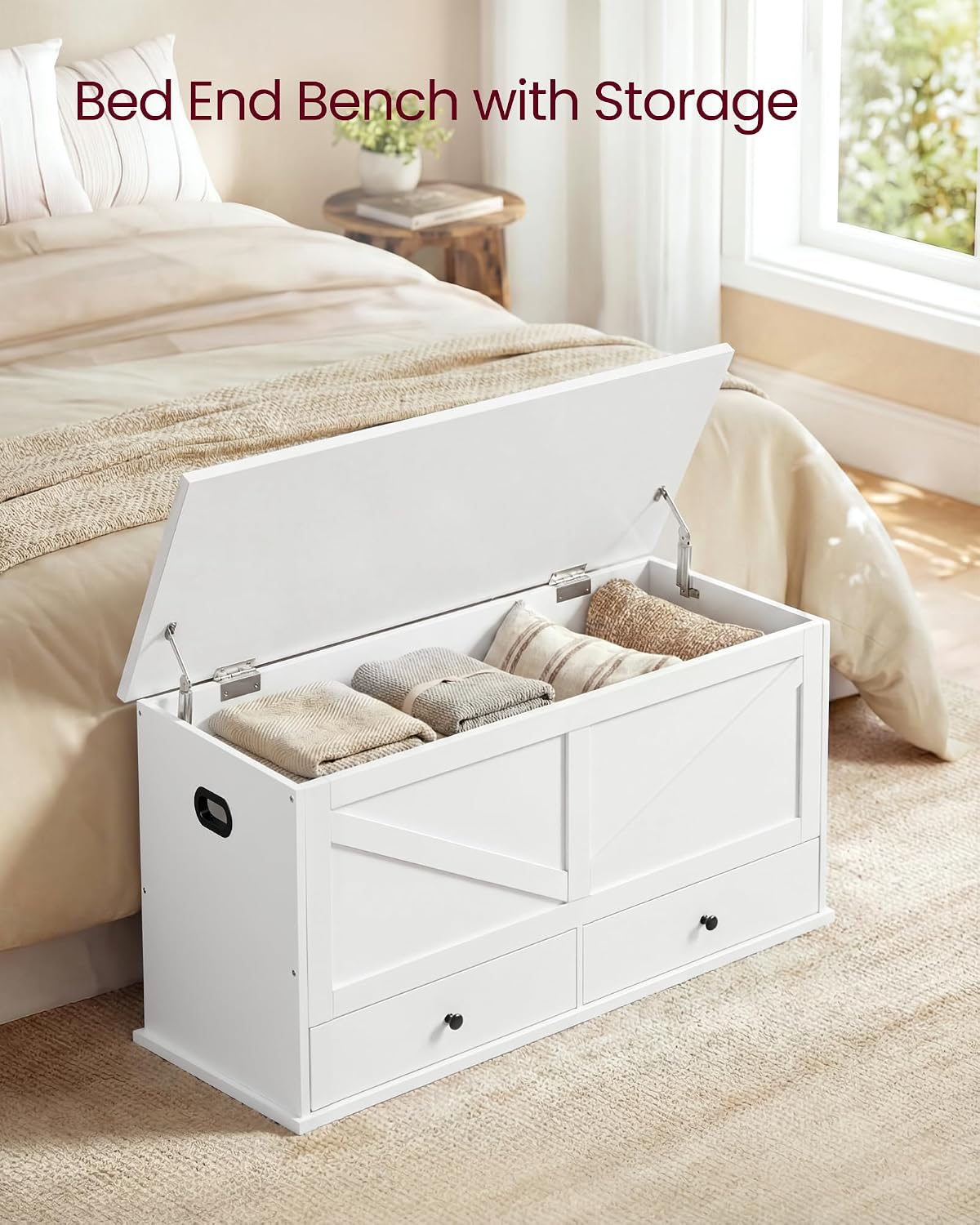 Farmhouse Storage Chest With D - đánh giá và giá Cabinet Hinges