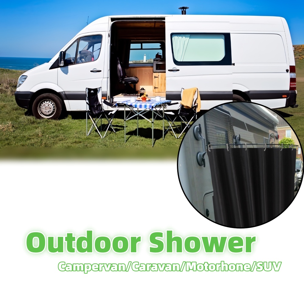 Outdoor Camping Shower Curtain - đánh giá và giá Curtain Rods