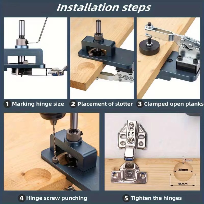 Precision Drill Guide Clamp fo - đánh giá và giá Cabinet Hinges