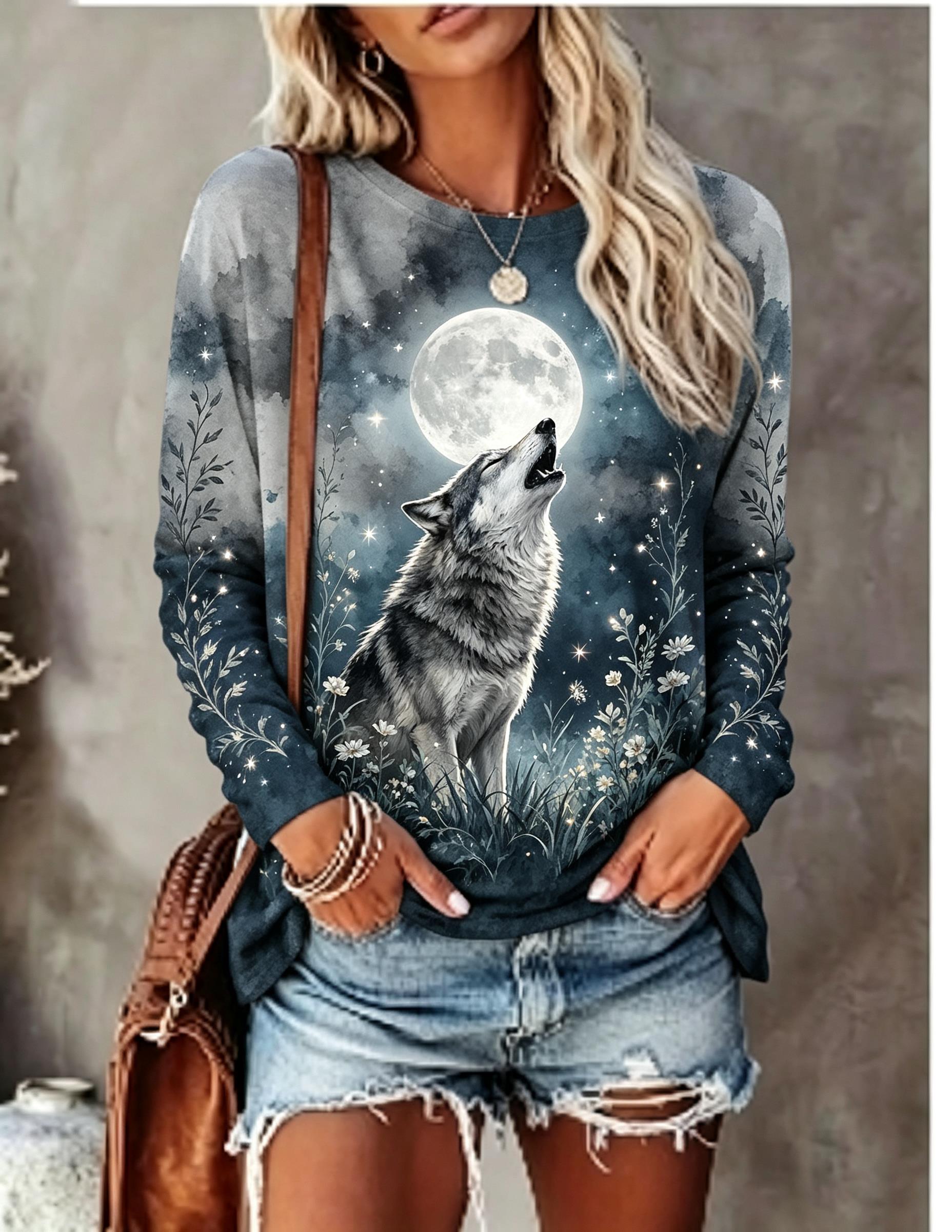 Women Long Sleeve T Shirt Howl - đánh giá và giá Wallpaper