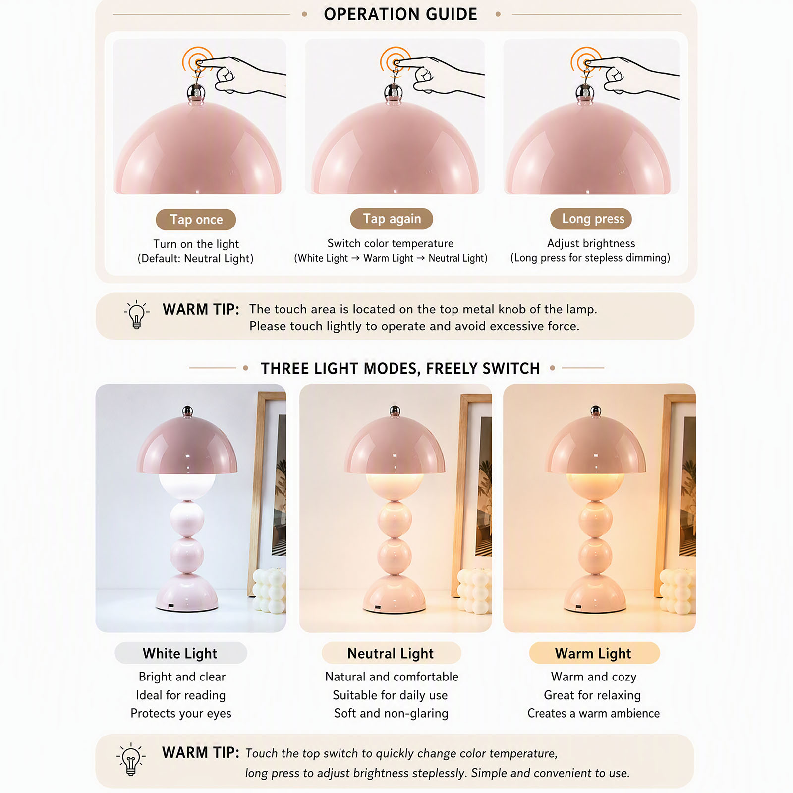 Vintage Mushroom Table Lamp US - đánh giá và giá Light Switch